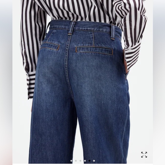 Madewell The Harlow Wide-Leg Jean: Airy Denim Edition sz 24 NWT - Picture 4 of 11